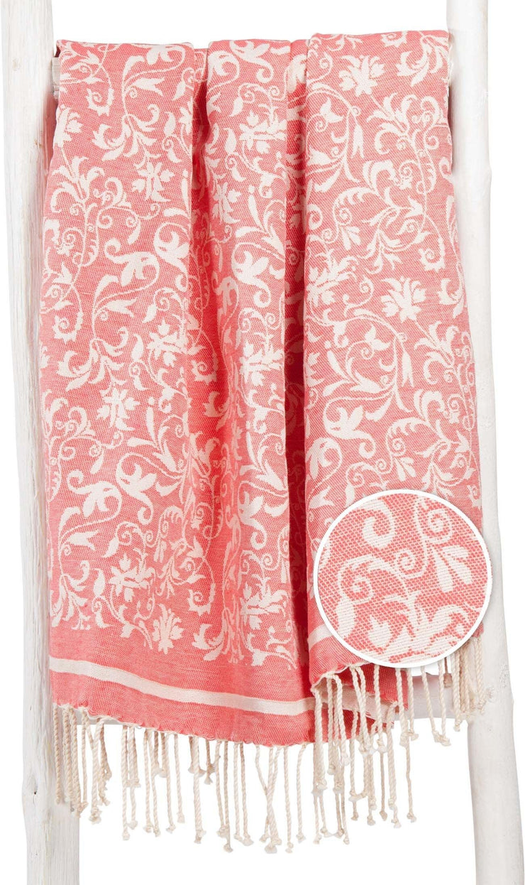 Fouta Hamam Fairer Damen Handel - Handtuch Blumen cm für 100x190 - – mit