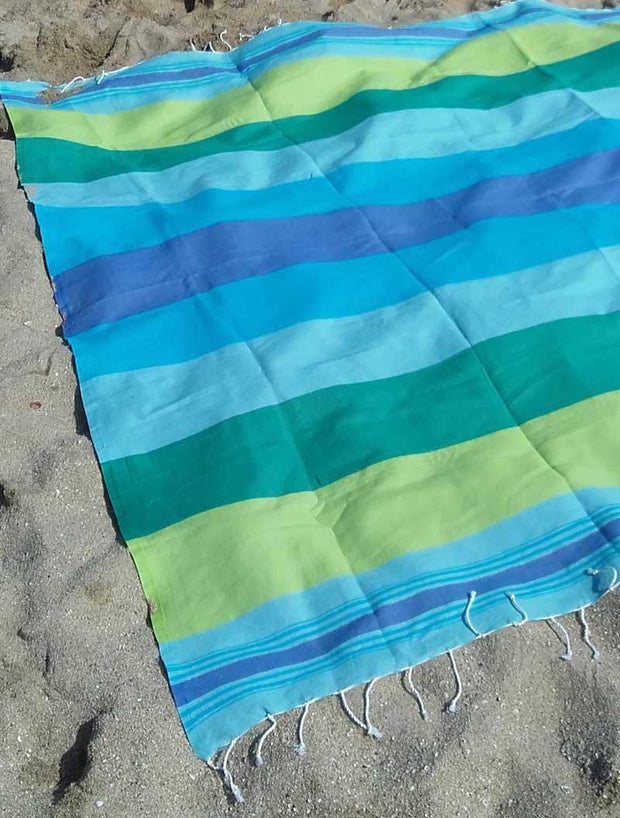 Fouta CASABLANCA XXL - 200x200 cm - extra groot voor de hele familie - ZusenZomer