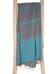 Fouta hamamdoek BIARRITZ - 100x190 cm - voor heren en dames - ZusenZomer