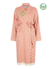Luxus-Bademantel Kimono GEO - für Männer und Frauen - Bio-Baumwolle